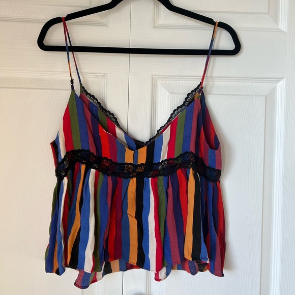 Striped Spaghetti Strap - Picture 2 of 2